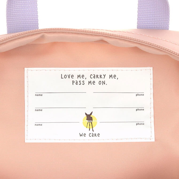 Plecak mini kwadratowy Little Gang Cherry peach / Lassig
