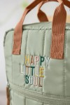 Plecak mini kwadratowy Little Gang Light khaki / Lassig
