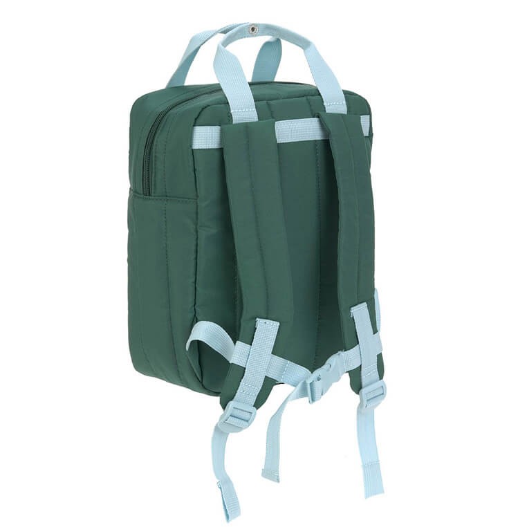 Plecak mini kwadratowy Little Gang Lemon dark green / Lassig
