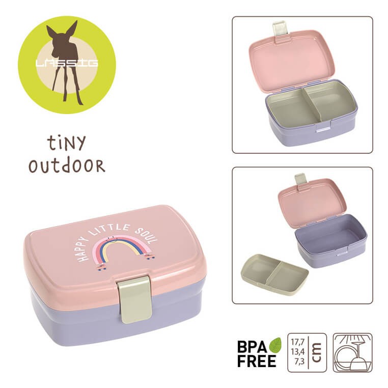 Lunchbox z wkładką Tiny Outdoor Rainbow / Lassig