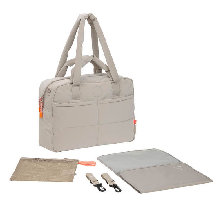 Torba dla mam z akcesoriami Everyday beige / Lassig Green Label