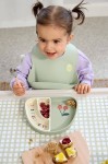 Zestaw sztućców ze stali nierdzewnej z silikonową rączką 3 el. Happy Fruits Lemon / Lassig