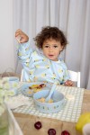 Zestaw śliniaków z długim rękawem 2szt. 6m+ Happy Fruits Lemon / Lassig