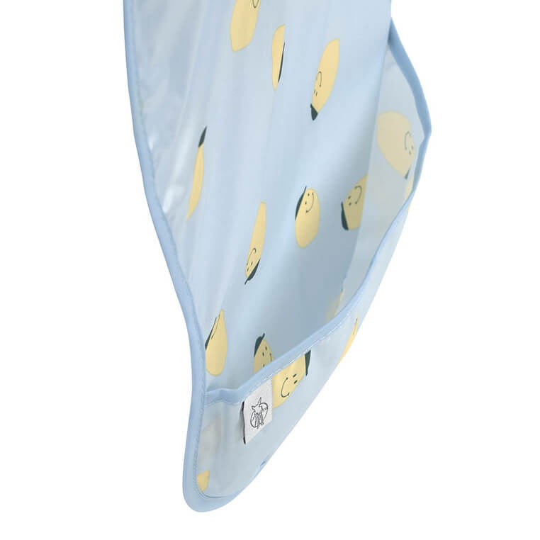 Zestaw śliniaków wodoodpornych 2szt. 6m+ Happy Fruits Lemon / Lassig