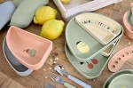 Zestaw silikonowych naczyń 3 el. Happy Fruit Lemon / Lassig