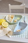 Zestaw silikonowych naczyń 3 el. Happy Fruit Lemon / Lassig