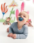 Smoczek pozycjonujący - Cloudy Blue / LUU Kids