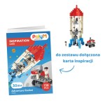 Klocki konstrukcyjne Rakieta 138 el., 2+ /  PolyM