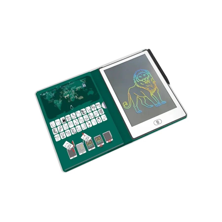 Podświetlany tablet do rysowania KIDYDRAW-MINI - zwierzęta dookoła świata / Kidywolf