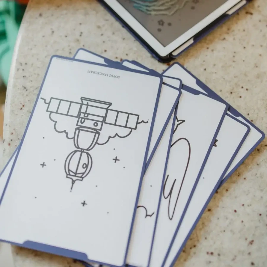 Podświetlany tablet do rysowania KIDYDRAW-MINI - galaktyka / Kidywolf