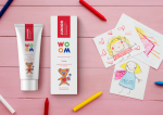 Naturalna pasta do zębów dla dzieci w wieku 6+ lat o smaku gumy balonowej, 50 ml / WOOM