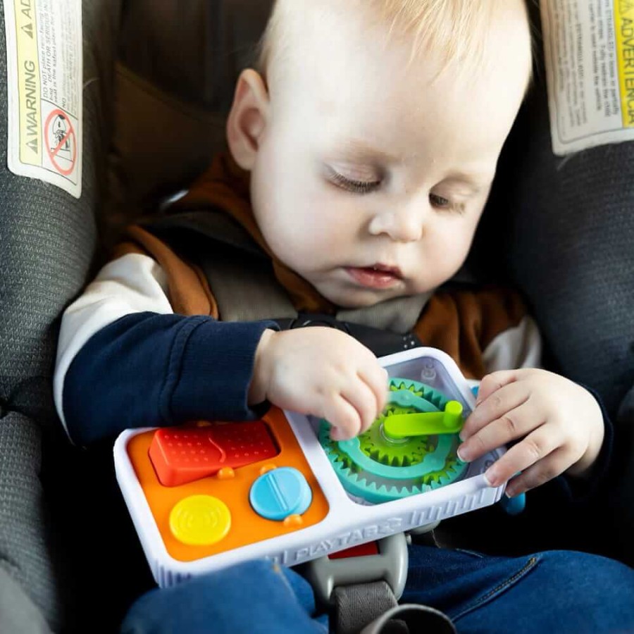 PlayTab Sensoryczne Kwadraty - zestaw 1 z przekładankami / Fat Brain Toys