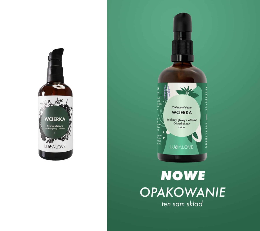 Olejowo-ziołowa wcierka do włosów, 100 ml / Lullalove