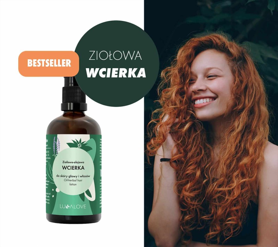 Olejowo-ziołowa wcierka do włosów, 100 ml / Lullalove