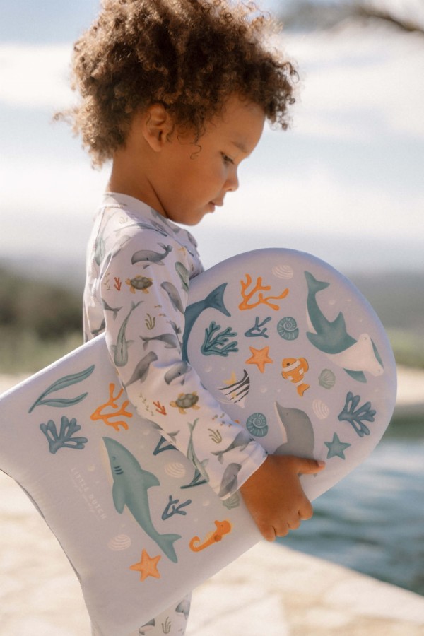 Swimsuit z długim rękawem Ocean Sea Life / Little Dutch