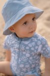Swimsuit z krótkim rękawem Sea Life Ocean Blue / Little Dutch