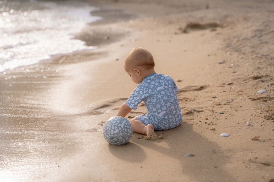Swimsuit z krótkim rękawem Sea Life Ocean Blue / Little Dutch
