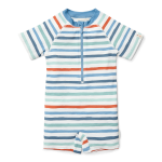 Swimsuit z krótkim rękawem Stripes / Little Dutch
