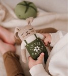 Dziergany królik z wełny alpaki - little farmer / Main Sauvage