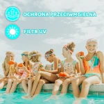 Okulary do pływania Aqua2ude -  Fala uśmiechu turkus 3+ / Bling2o