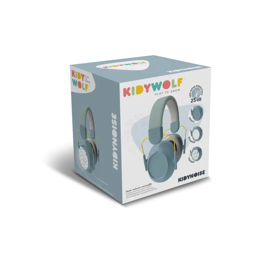 Słuchawki wygłuszające KIDYNOISE - niebieskie / Kidywolf