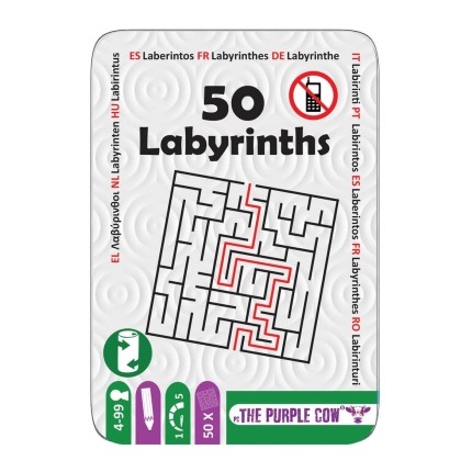 Podróżne łamigłówki - 50 Labiryntów / The Purple Cow