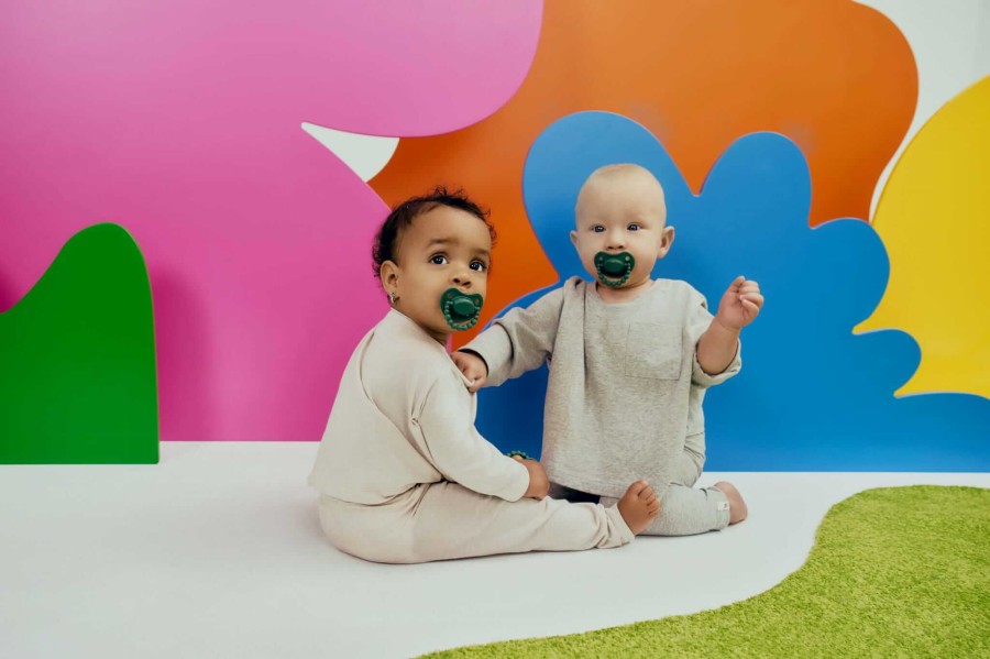 Zestaw dwóch smoczków pozycjonujących - Forest Dream, Velvet Blush / LUU Kids