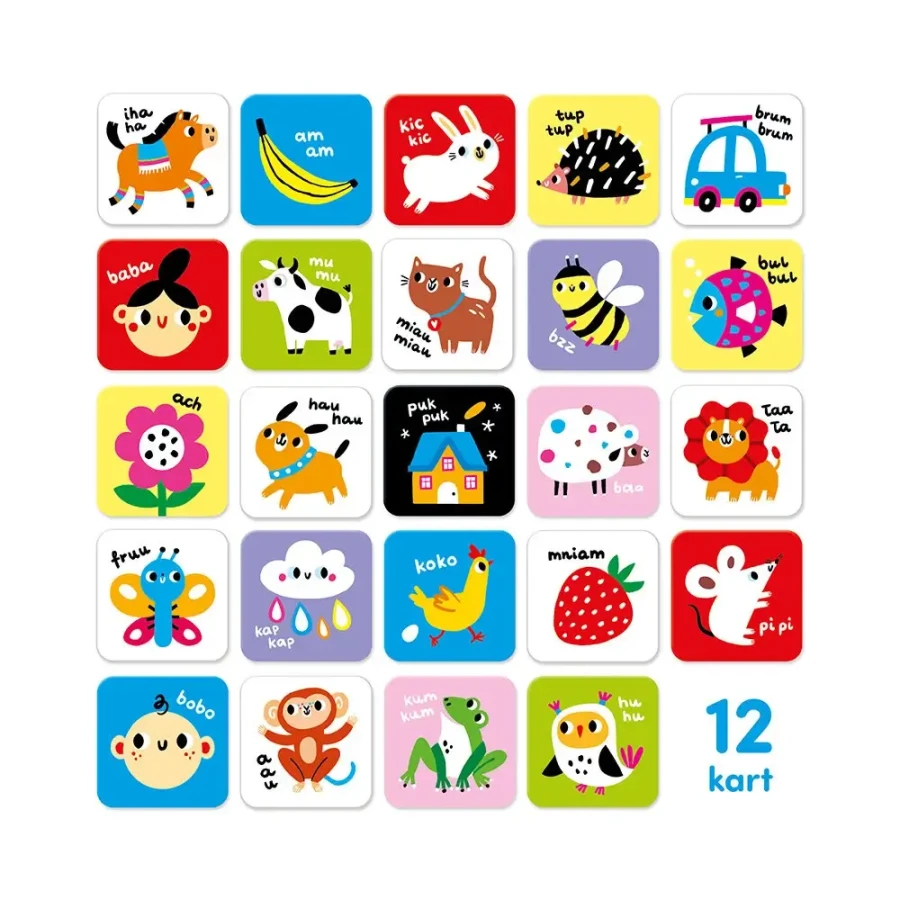 Duże karty kontrastowe 6 mies.+ 9 mies.+ / Bright Junior Media Justyna Han