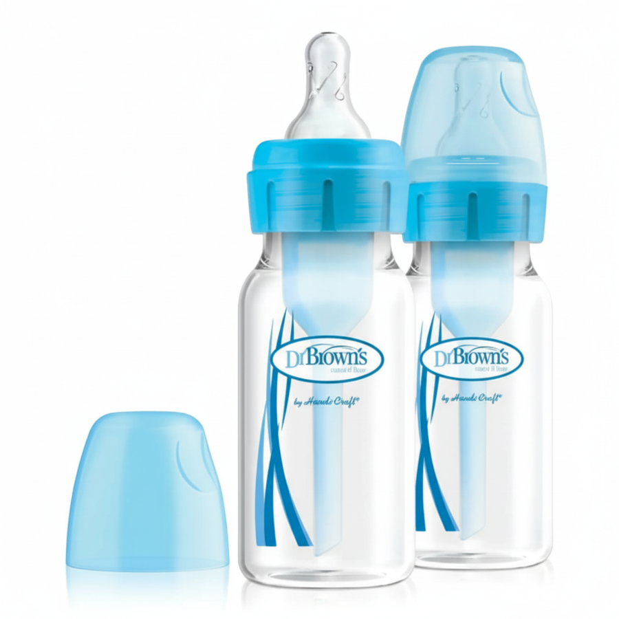 Butelki standard 120 ml Options+, 2 szt. - niebieskie /  Dr Brown's