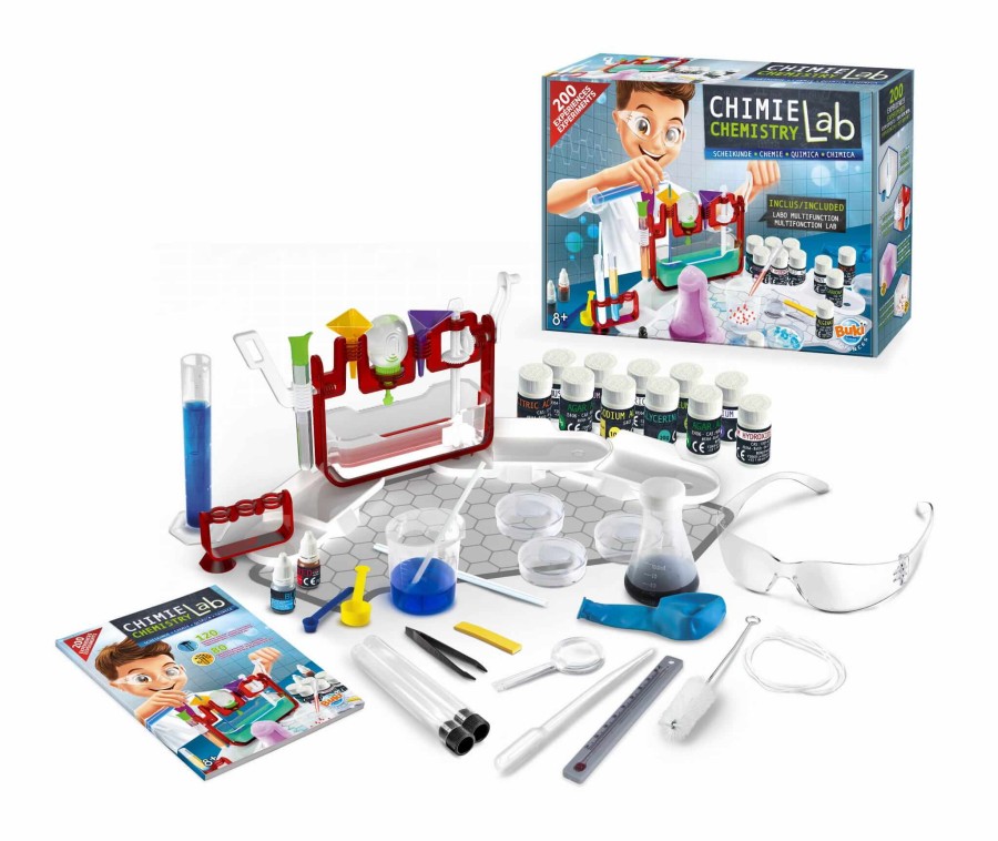 Laboratorium chemiczne 200 eksperymentów / Buki