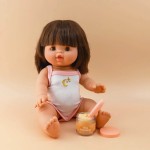 Zestaw Tiny Tummies Słoiczek i Łyżeczka, Banan / Tiny Harlow