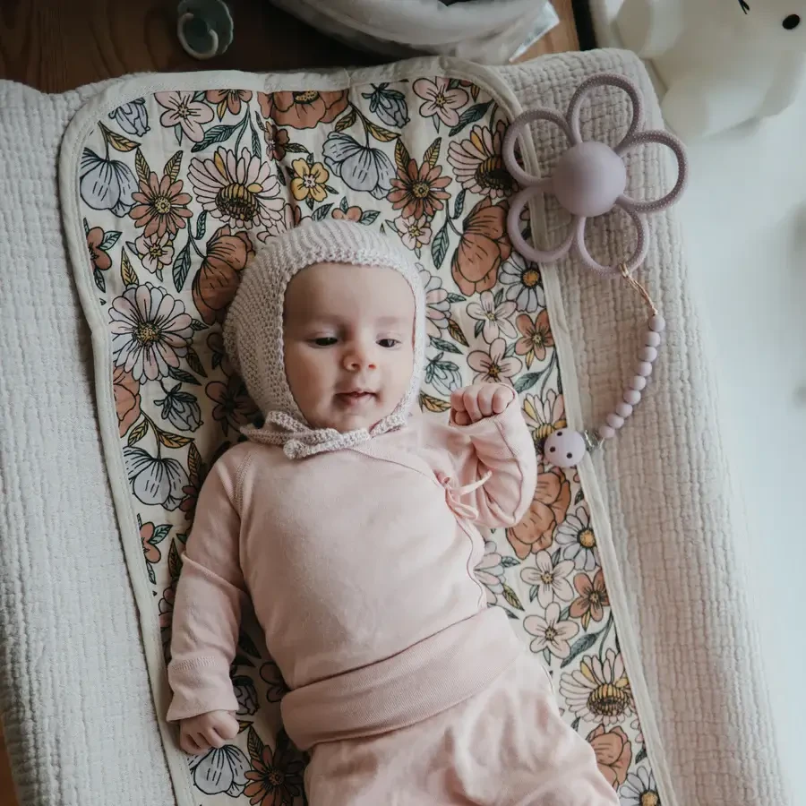 Zawieszka silikonowa na smoczek Hera - Soft Lilac / Mushie
