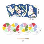 Malowanie z paletą farb OWADY / Djeco