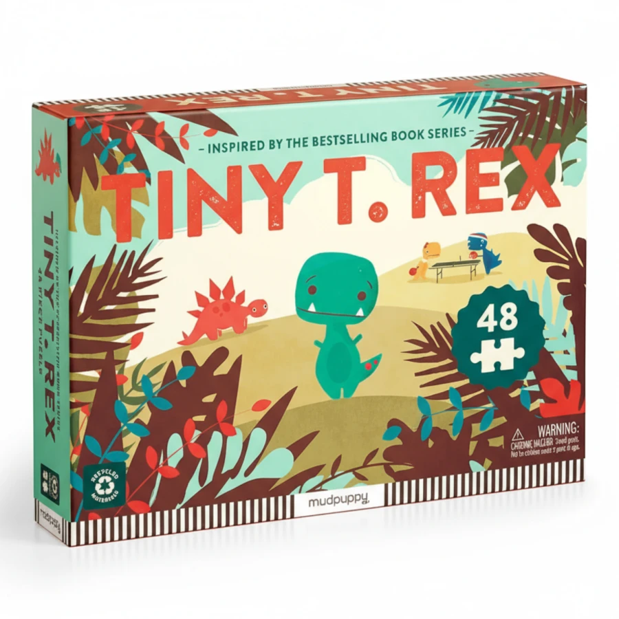 Puzzle Tiny T.rex 48 elementów 3+ / Mudpuppy