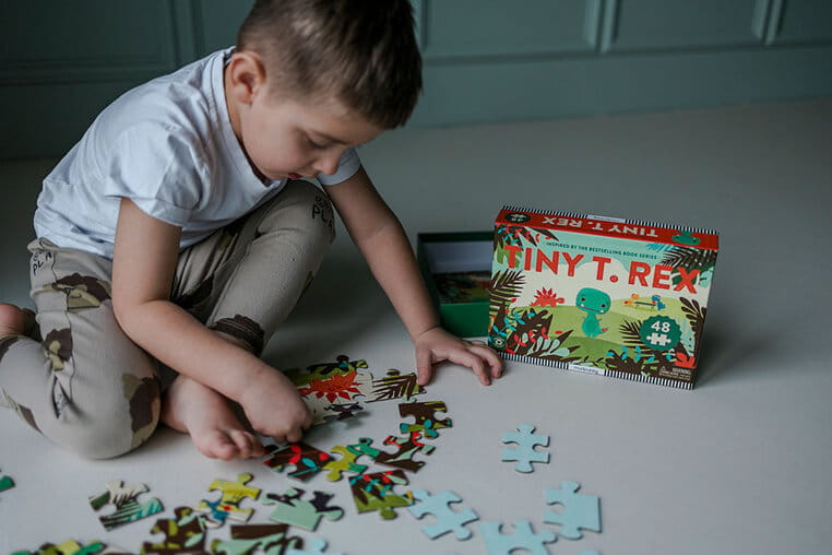 Puzzle Tiny T.rex 48 elementów 3+ / Mudpuppy