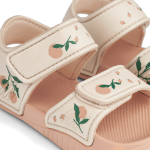 Sandały z paskami Blumer - peach, sea shell / Liewood