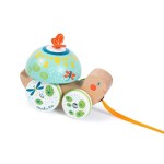 Drewniany żółwik do ciągnięcia / Moulin Roty