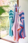 Dwustronne poncho kąpielowe dla dzieci Cherry Red / QUUT