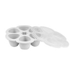 Silikonowy pojemnik do mrożenia 6 x 90 ml Light mist / Beaba