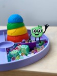 Tacka sensoryczna Play Tray 2w1 - Lilac / Jellystone
