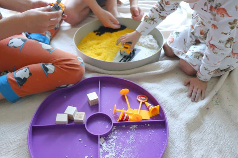 Tacka sensoryczna Play Tray 2w1 - Lilac / Jellystone