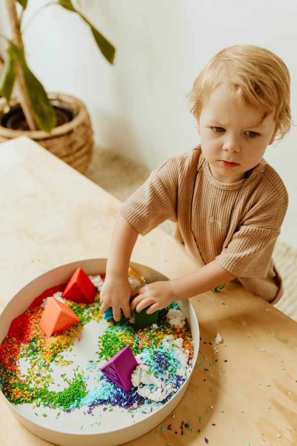 Tacka sensoryczna Play Tray 2w1 - Sage / Jellystone