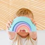 Tęcza sensoryczna Over the rainbow - Pastel, 5 elementów / Jellystone
