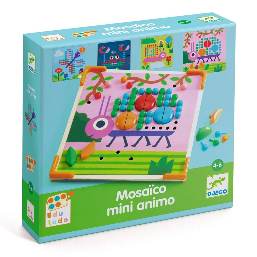 Mozaika MINI ANIMO - kolorowe obrazki / Djeco