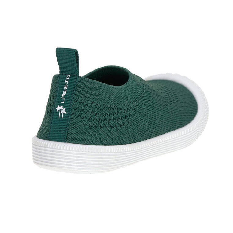 Ultrawygodne elastyczne trampki dziecięce z antypoślizgową podeszwą Splash & Fun green / Lassig