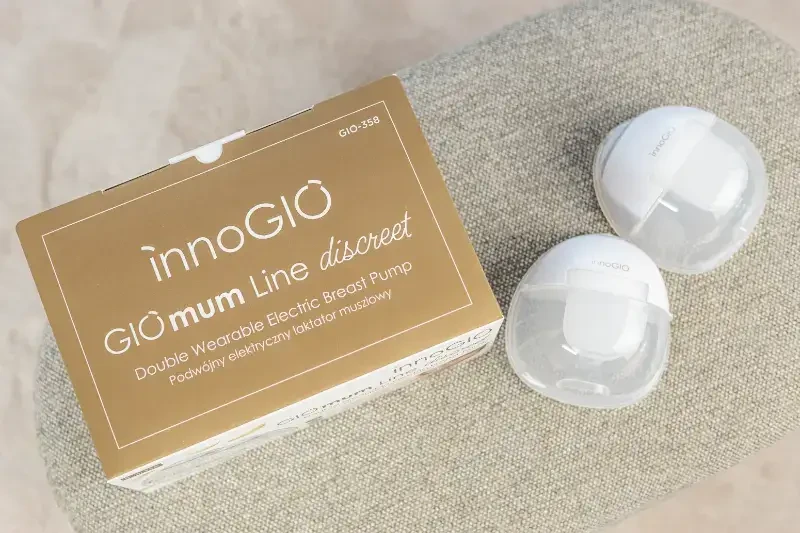 GIOmum Line Discreet Podwójny muszlowy laktator elektryczny GIO-358 / InnoGIO