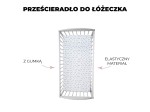 Prześcieradło do łóżeczka We care Bohemian Botanic / Sleepee