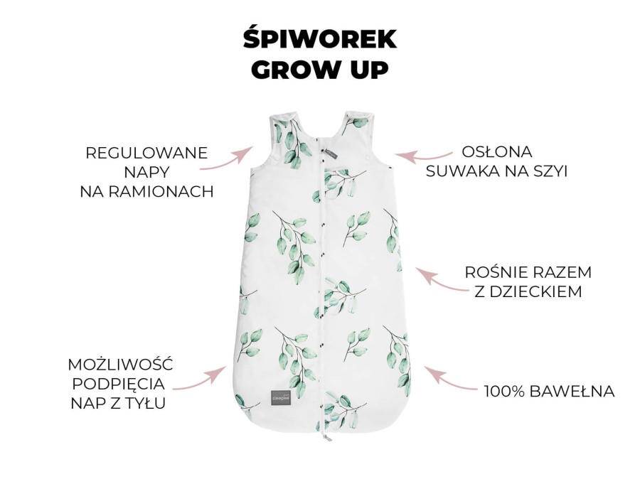 Śpiworek do spania Grow Up Bloom 0-2 lata / Sleepee