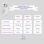 Śpiworek Sleepover – Szary zając ROZMIARY / Kidspace