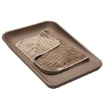 Podkład na przewijak MATTY™, Woodland, mocca / LEANDER